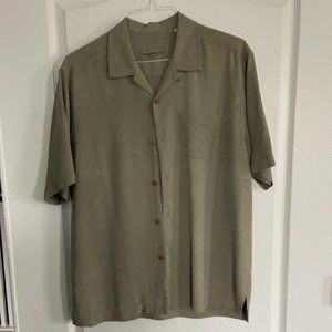Tommy Bahama Green Camp Shirt